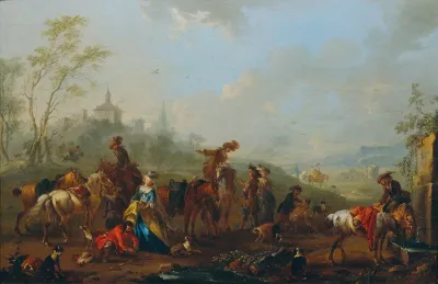 Aufbruch Zur Beizjagd