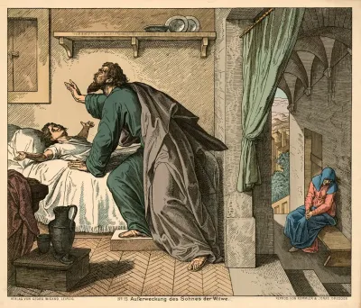 Auferweckung Des Sohnes Der Witwe Elijah Raising The Widows Son