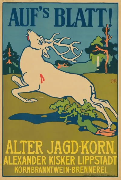Aufs Blatt Alter Jagd Korn Alexander Kisker Lippstadt Kornbranntwein Brennerei