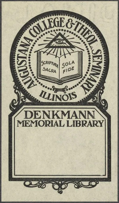 Augustana College Rock Island Ill Library