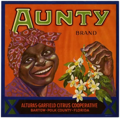 Aunty Brand Citrus Label 2