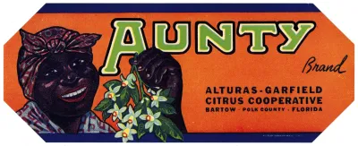 Aunty Brand Citrus Label