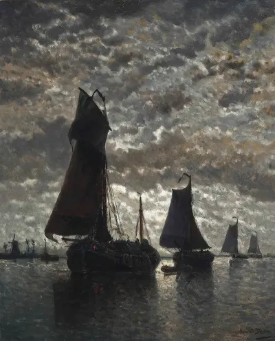 Aurore Dhiver Sur La Meuse