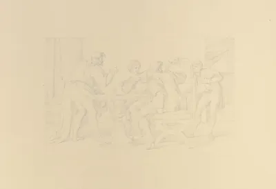 Aus Dem Leben Eines Wustlings V Der Wustling Erhalt Den Brautkranz Seiner Seiner Gemahlin Zuruck