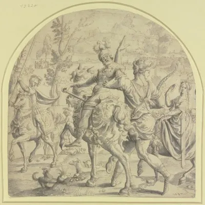 Ausritt Zur Jagd Allegorie Des Stolzes