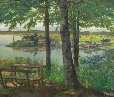 Aussicht Auf Kloster Seeon