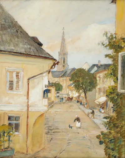 Aussicht Aus Meinem Fenster In Bad Hall