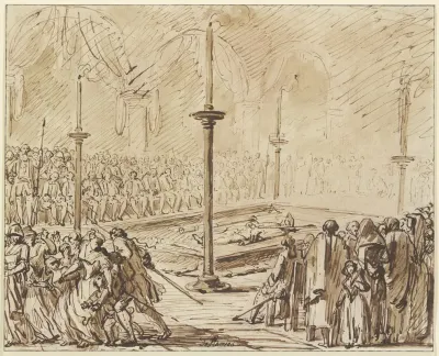 Ausstellung Der Leiche Eines Franzosischen Revolutionshelden