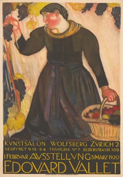 Ausstellung Edouard Vallet Kunstsalon Wolfensberg Zurich 2