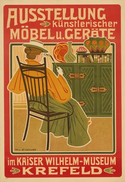 Ausstellung Kunstlerischer Mobel Und Gerate Im Kaiser Wilhelm Museum Krefeld