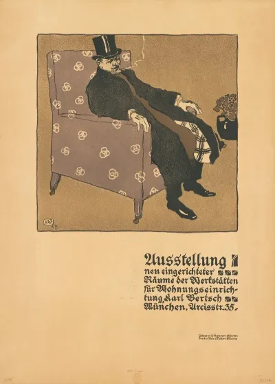 Ausstellung Neu Eingerichteter Raume Der Werkstatten Fur Wohnungseinrichtung Karl Bertsch Munchen