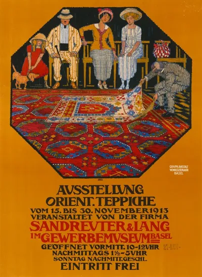 Ausstellung Orient Teppiche Sandreuter Lang Im Gewerbemuseum Basel