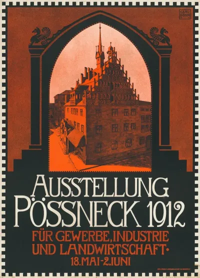 Ausstellung Possneck 1912 Fur Gewerbe Industrie Und Landwirtschaft