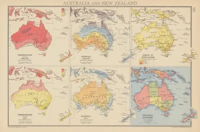 Australia And New Zealand Temperature Rainfall