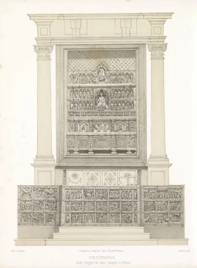 Autel Dargent De Saint Jacques A Pistoia