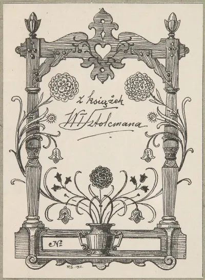 Autoekslibris Wladyslawa Sztolcmana 1873 1950