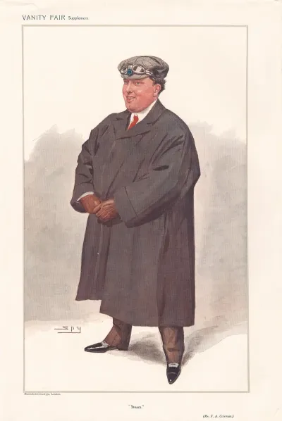 Automobile Devotees Steam Mr Frederick Abernethy Coleman 6 November 1907