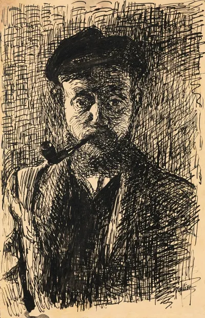Autoportrait A La Pipe