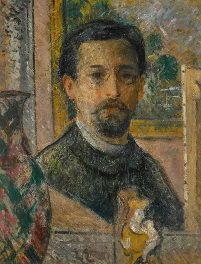 Autoportrait A La Statuette 2