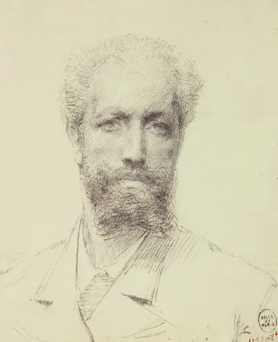 Autoportrait De Briguiboul Peintre Sculpteur Et Amateur Descrime