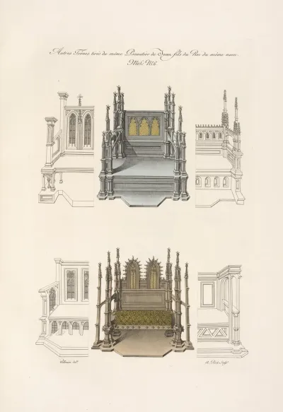 Autres Trones Tires Du Meme Pseautier De Jean Fils Du Roi De Meme Nom Ms No 6