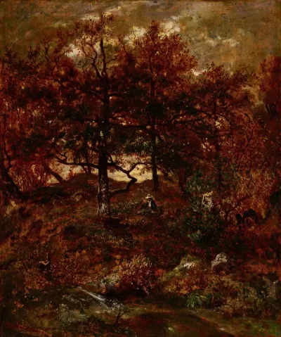 Autumn At St Jean De Paris Forest Of Fontainebleau