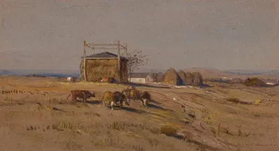 Autumn Fields At Newport