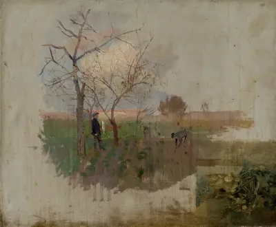 Autumn In An Orchard