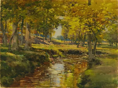 Autumn In The Meadow Edge