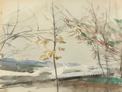 Autumn Landscape With Trees 2