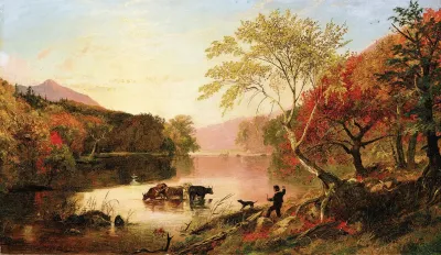 Autumn On The Hudson River