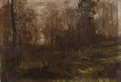 Autumnal Woodland Scene