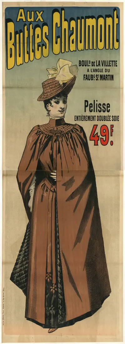 Aux Buttes Chaumont Pelisse Entierement Doublee Soie 49f