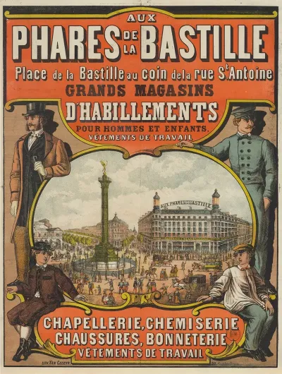 Aux Phares De La Bastille Place De La Bastille Au Coin De La Rue St Antoine