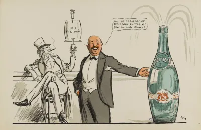 Avec Le Champagne Des Eaux De Table Plus De Restrictions