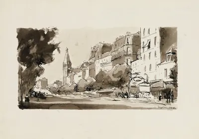 Avenue Du General Leclerc Et Leglise Saint Pierre De Montrouge
