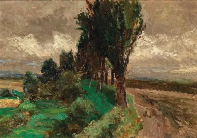 Avenue Of Poplars