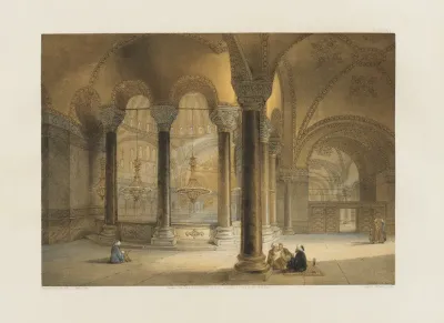 Aya Sofia Constantinople As Recently Restored By Order Of H M The Sultan Abdul Medjid Pl 11