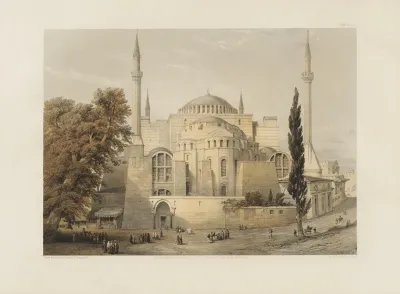 Aya Sofia Constantinople As Recently Restored By Order Of H M The Sultan Abdul Medjid Pl 18