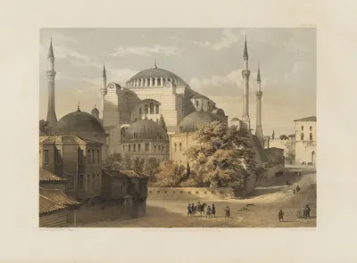Aya Sofia Constantinople As Recently Restored By Order Of H M The Sultan Abdul Medjid Pl 19