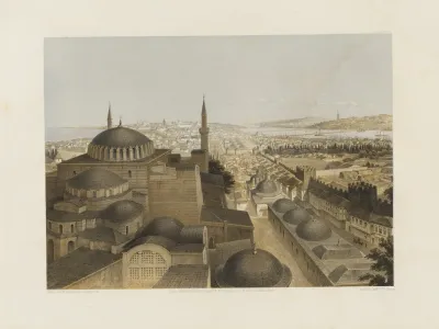 Aya Sofia Constantinople As Recently Restored By Order Of H M The Sultan Abdul Medjid Pl 21
