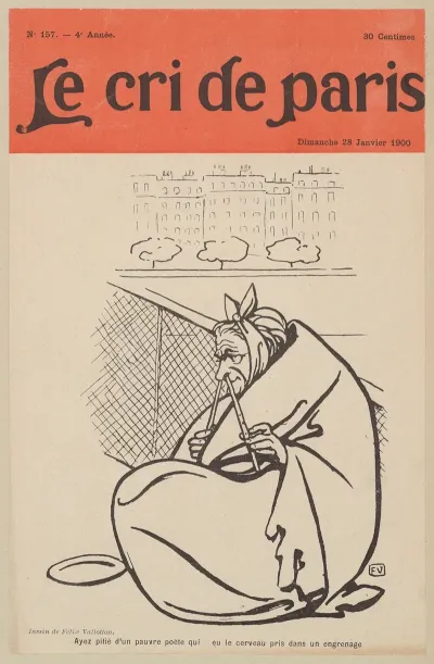 Ayez Pitie Dun Pauvre Poete Qui Eu Le Cerveau Pris Dans Un Engrenage