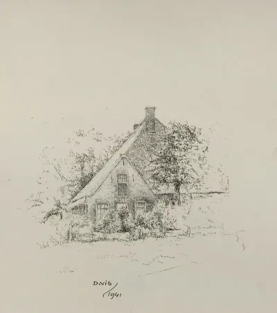 Baakmeerdijk Te Bergen Oude Boerderij