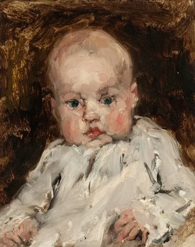 Baby In A White Shirt