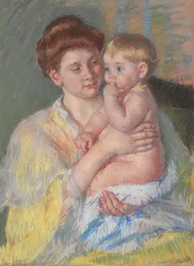 Baby John With Forefinger In His Mouth