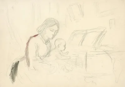 Baby Playing The Piano