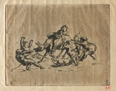 Bacchanal With Children And Donkey