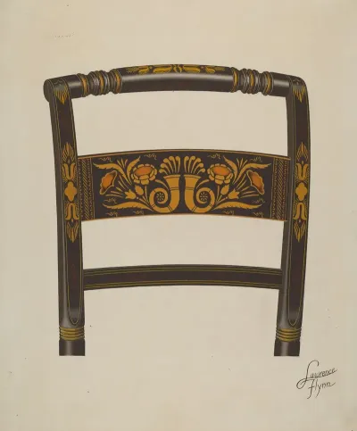 Back Of Hitchcock Chair