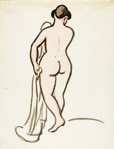 Back View Of Female Nude 2