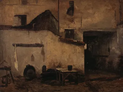 Backyard Of A Butchers Shop